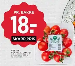 MENY GESTUS COCKTAILTOMATER tilbud