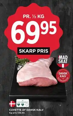 MENY CUVETTE AF DANSK KALV tilbud