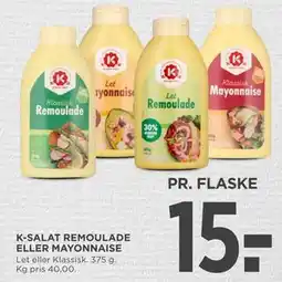 MENY K-SALAT REMOULADE ELLER MAYONNAISE tilbud