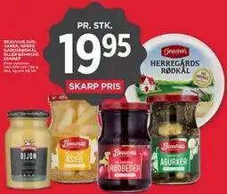 MENY BEAUVAIS SURVARER, HERREGÅRDSRØDKÅL ELLER BÄHNCKE SENNEP tilbud