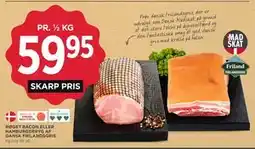 MENY RØGET BACON ELLER HAMBURGERRYG AF DANSK FRILANDSGRIS tilbud
