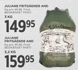 MENY JULIANE FRITGÅENDE AND tilbud