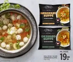 MENY MOU OKSE- ELLER HØNSEKØDSUPPE tilbud