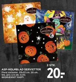 MENY ASP-HOLMBLAD SERVIETTER tilbud