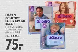 MENY LIBERO COMFORT ELLER UP&GO BLEER tilbud