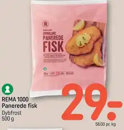 REMA 1000 REMA 1000 Panerede fisk tilbud