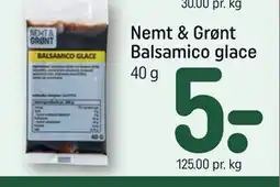 REMA 1000 Nemt & Grønt Balsamico glace tilbud