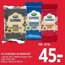 MENY KLOVBORG SKÆREOST tilbud