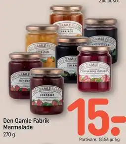 REMA 1000 Den Gamle Fabrik Marmelade tilbud