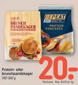 REMA 1000 Protein- eller brunchpandekager tilbud