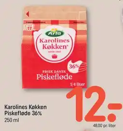 REMA 1000 Karolines Køkken Piskefløde 36% tilbud