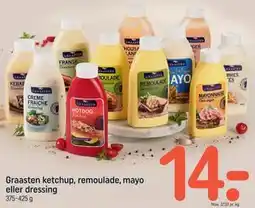 REMA 1000 Graasten ketchup, remoulade, mayo eller dressing tilbud