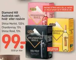 REMA 1000 Diamond Hill Australsk rød-, hvid- eller rosévin tilbud