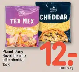 REMA 1000 Planet Dairy Revet tex mex eller cheddar tilbud