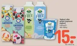 REMA 1000 Yoghurt eller græsk inspireret yoghurt tilbud