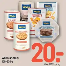 REMA 1000 Wasa snacks tilbud