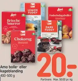 REMA 1000 Amo bolle- eller kageblanding tilbud