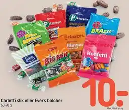REMA 1000 Carletti slik eller Evers bolcher tilbud