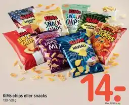 REMA 1000 KiMs chips eller snacks tilbud