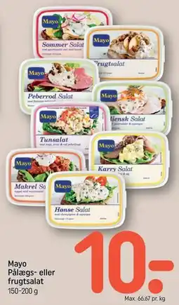 REMA 1000 Mayo Pålægs- eller frugtsalat tilbud