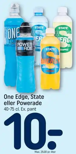 REMA 1000 One Edge, State eller Powerade tilbud