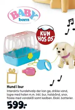 Bilka Hund i bur tilbud
