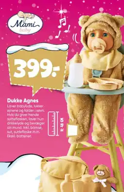 Bilka Dukke Agnes tilbud