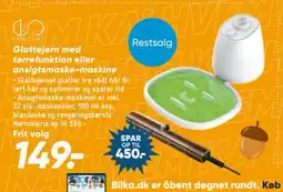 Bilka Glattejern med tørrefunktion eller tilbud