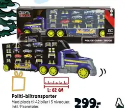 Bilka Politi-biltransporter tilbud