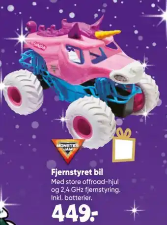 Monster jam fjernstyret bil
