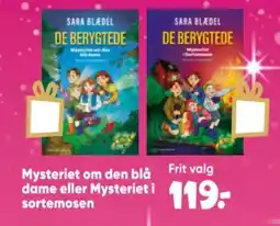 Bilka Mysteriet um den blå dame eller Mysteriet i sortemosen tilbud