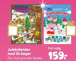 Bilka Julekalender Julekalender med 24 bøger tilbud