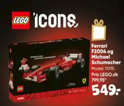 Bilka Ferrari F2004 og Michael Schumacher tilbud