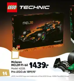 Bilka Mclaren MCL39 F1-bil tilbud