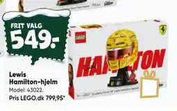Bilka Lewis Hamilton-hjelm tilbud