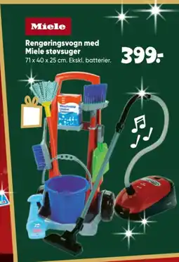 Bilka Miele Rengøringsvogn med Miele støvsuger tilbud