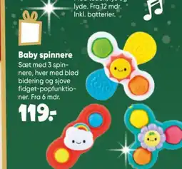 Bilka Baby spinnere tilbud