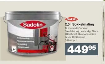 2,5 l Sokkelmaling