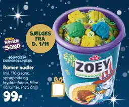 Bilka Kpop demon hunters ramen nudler tilbud