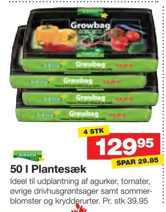 Bauhaus 50 l Plantesæk tilbud