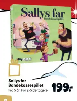Bilka Sallys far Bandekassespillet tilbud