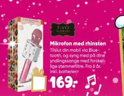 Bilka Mikrofon med rhinsten tilbud