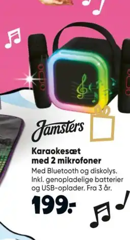 Bilka Karaokesæt med 2 mikrofoner tilbud