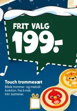 Bilka Touch trommesæt tilbud