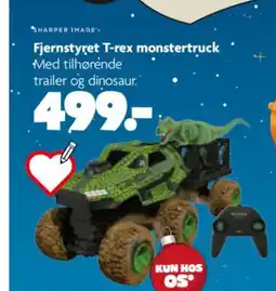 Fætter BR Fjernstyret T-rex monstertruck tilbud
