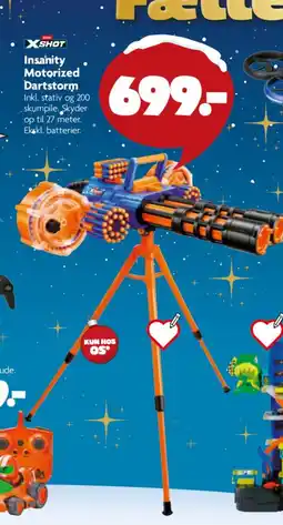 Fætter BR Xshot insanity motorized dartstorm tilbud