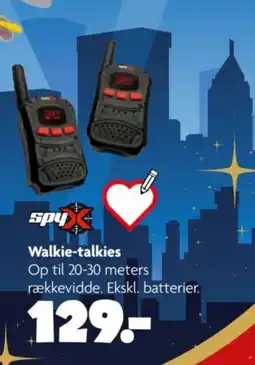 Fætter BR spy Walkie-talkies tilbud