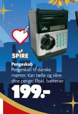 Fætter BR SPIRE Pengeskab tilbud