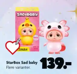 Fætter BR StarBox Sad baby tilbud