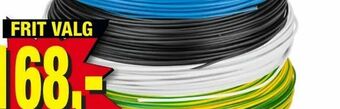 Harald Nyborg Installationskabel 1 x 1,5 mm2 Rulle à 100 m tilbud